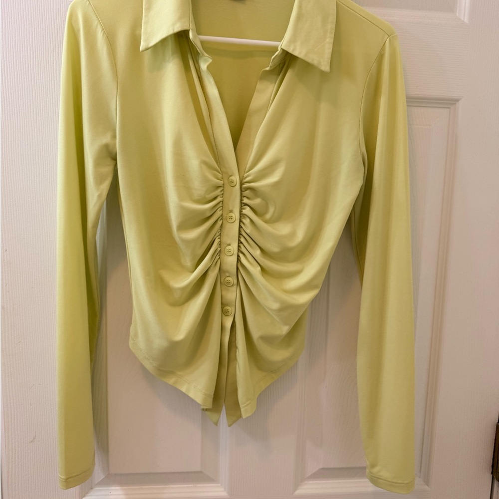 Express Women's Lime Green 3 Piece Suit Sz 6 - Picture 13 of 16